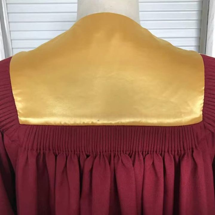 Christianartworkshop Klassische, vielseitige 4-farbige Priesterrobe mit goldenem V-Kragen-Design - image 10