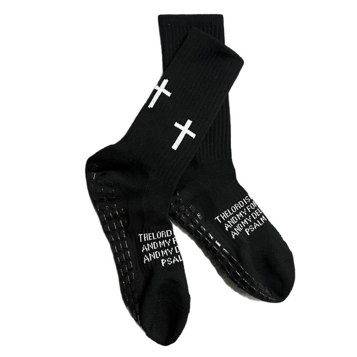 Christianartworkshop Unisex-Socken mit biblischem Zitat „Walk Daily in Divine Guidance“ - Schwarz - 10 Paare - image 6