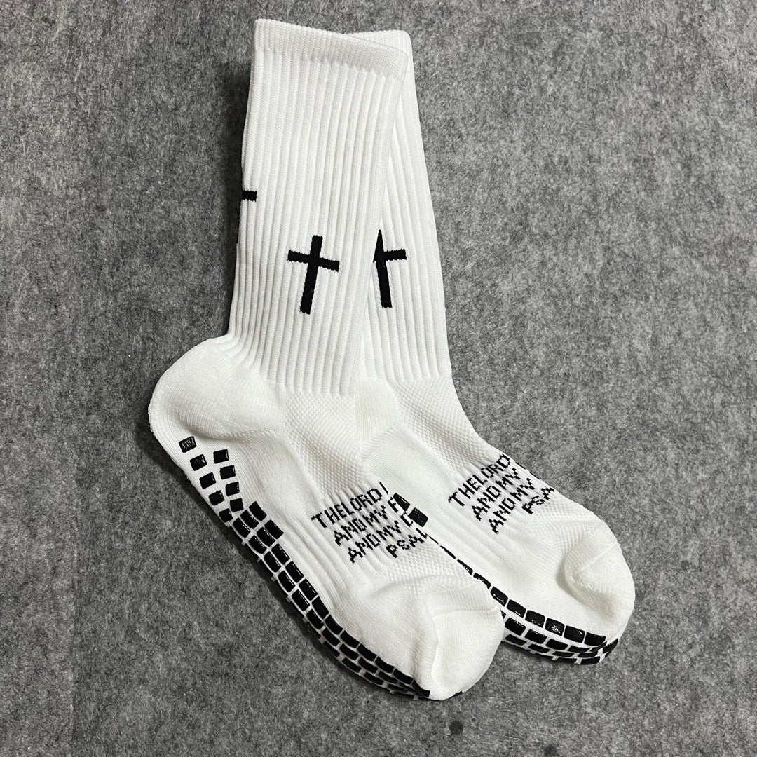 Christianartworkshop Unisex-Socken mit biblischem Zitat „Walk Daily in Divine Guidance“ - Weiß - 10 Paare - image 0