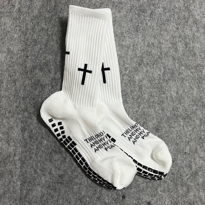 Christianartworkshop Unisex-Socken mit biblischem Zitat „Walk Daily in Divine Guidance“ - Weiß - 10 Paare - image 0
