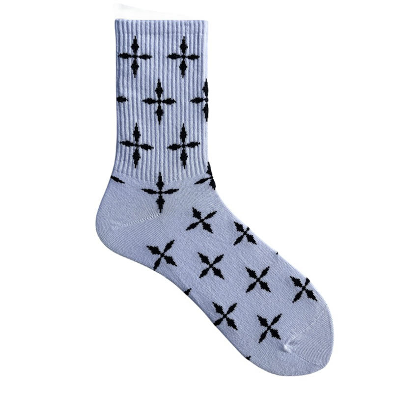 Christianartworkshop Mehrfarbige Unisex-Socken mit Kreuzmuster: Walk Daily in Divine Guidance - image 6