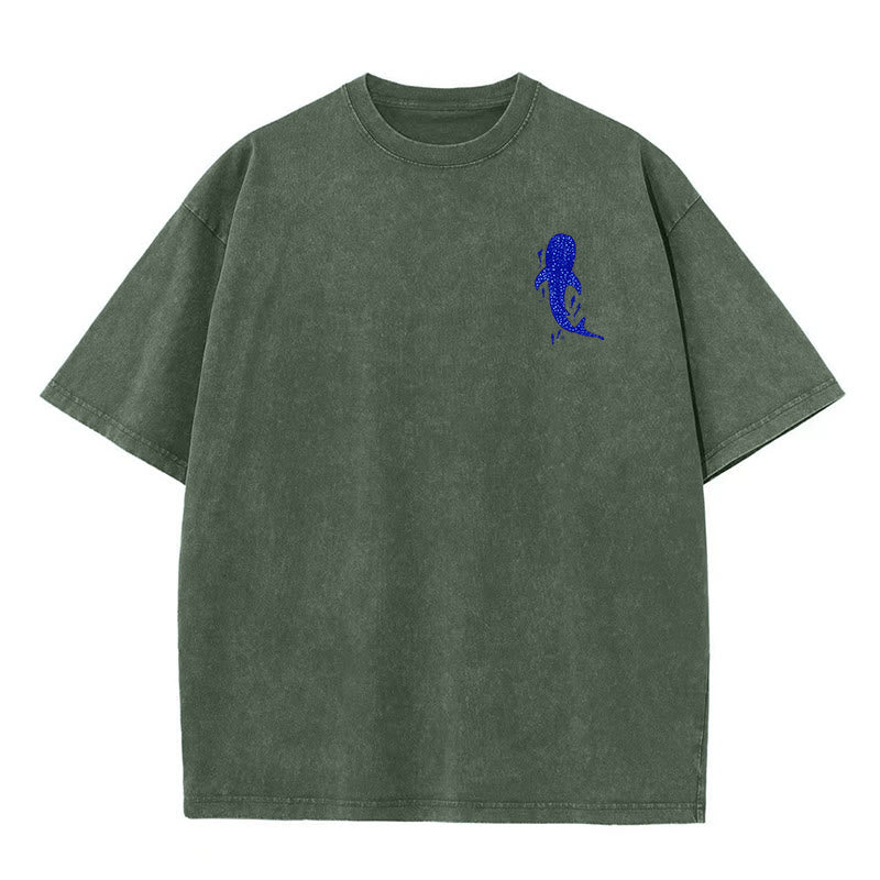 Christianartworkshop „I Will Be With You“ doppelseitig gewaschenes christliches T-Shirt - image 11