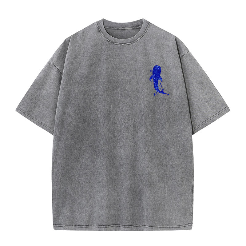 Christianartworkshop „I Will Be With You“ doppelseitig gewaschenes christliches T-Shirt - image 3