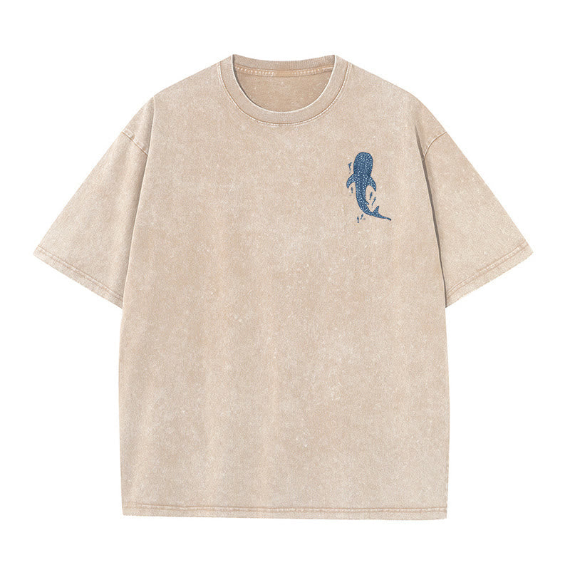 Christianartworkshop „I Will Be With You“ doppelseitig gewaschenes christliches T-Shirt - image 5