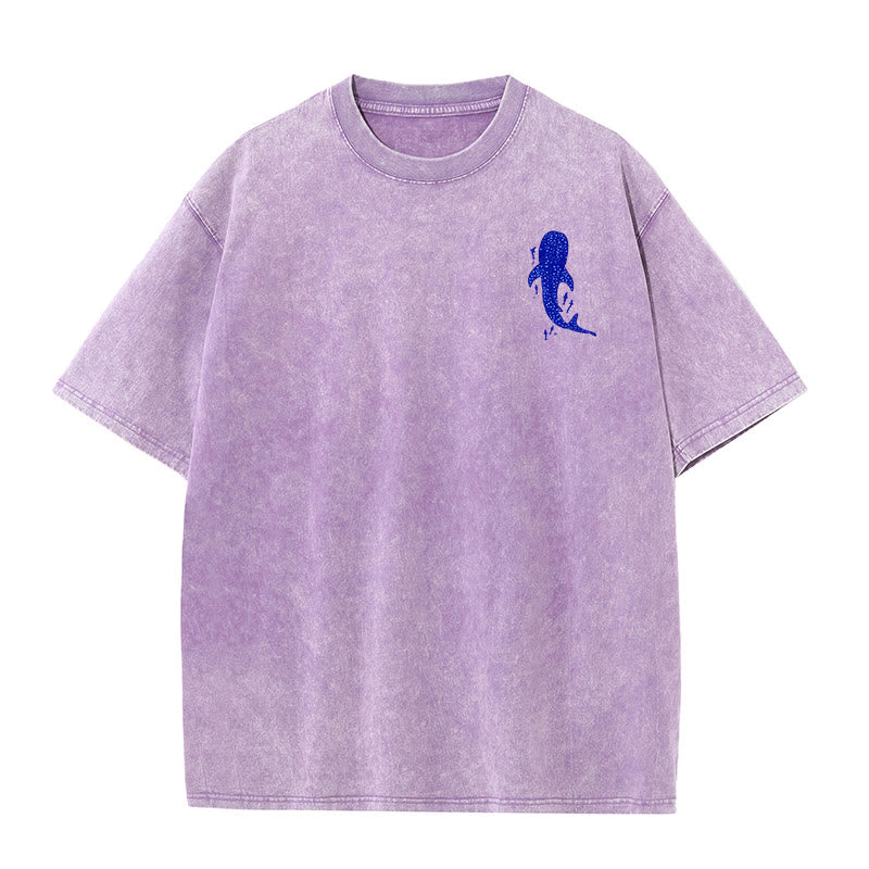 Christianartworkshop „I Will Be With You“ doppelseitig gewaschenes christliches T-Shirt - image 15