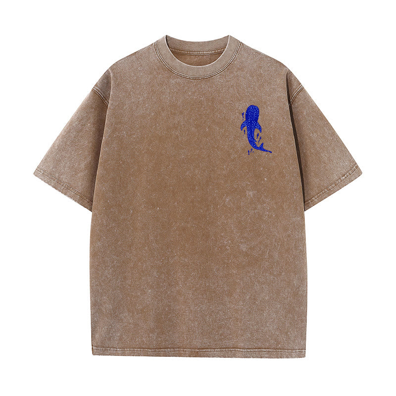 Christianartworkshop „I Will Be With You“ doppelseitig gewaschenes christliches T-Shirt - image 7