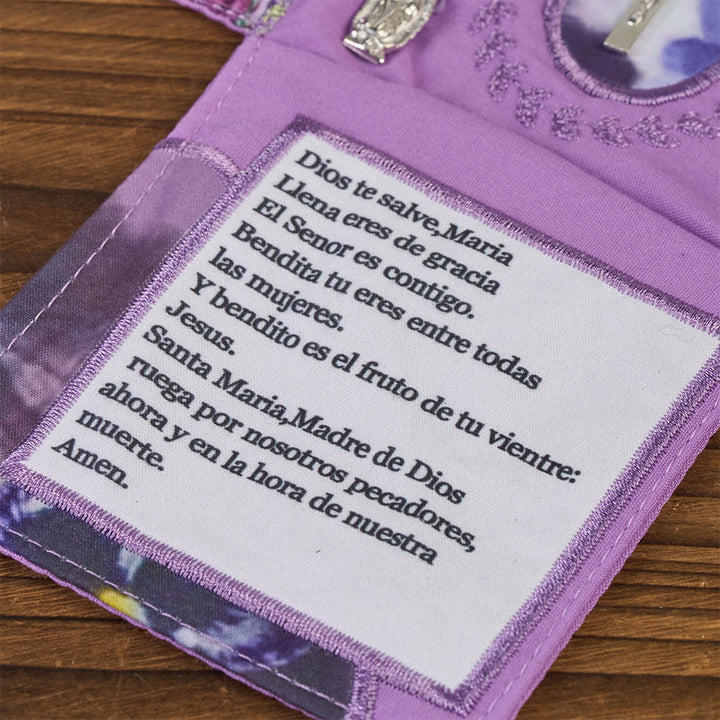 Christianartworkshop 4-farbig bestickter Stofftaschenschrein mit silbernem Kreuz (im Lieferumfang enthalten) - image 25