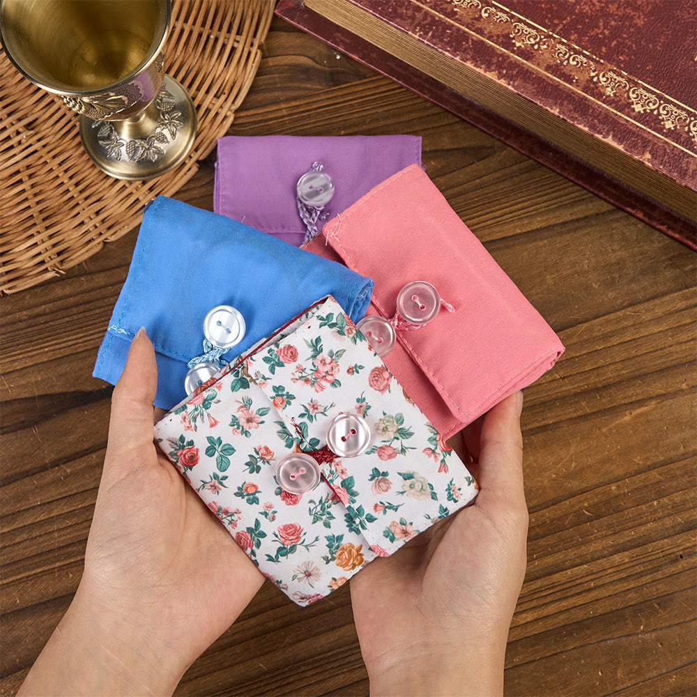 Christianartworkshop 4-farbig bestickter Stofftaschenschrein mit silbernem Kreuz (im Lieferumfang enthalten) - image 2