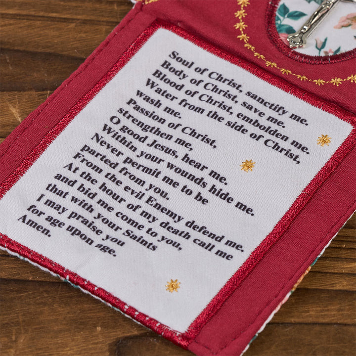 Christianartworkshop 4-farbig bestickter Stofftaschenschrein mit silbernem Kreuz (im Lieferumfang enthalten) - image 16