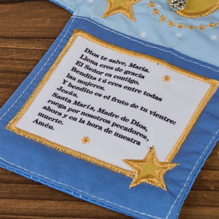 Christianartworkshop Handgefertigtes besticktes Stoffkreuz mit Anhängern: Eine seltene Verschmelzung von Handwerkskunst und Glauben - image 30