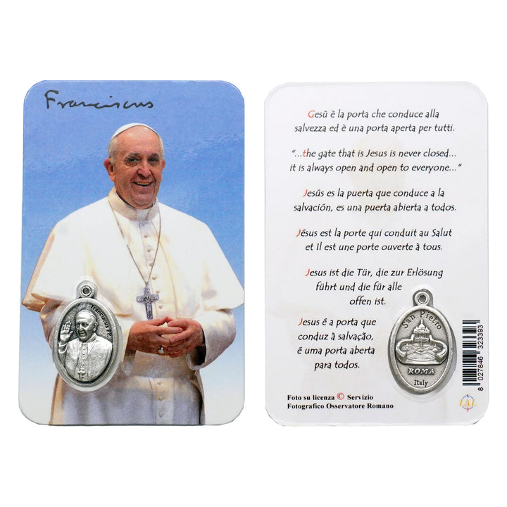 Christianartworkshop Premium Cardstock doppelseitige Heiligenkarten mit Kruzifix und Medaille - N - image 14