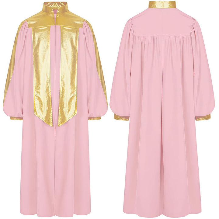 Christianartworkshop Goldverzierte Priesterrobe: 7 Farben für liturgische Eleganz - Rosa - 2XL - image 13