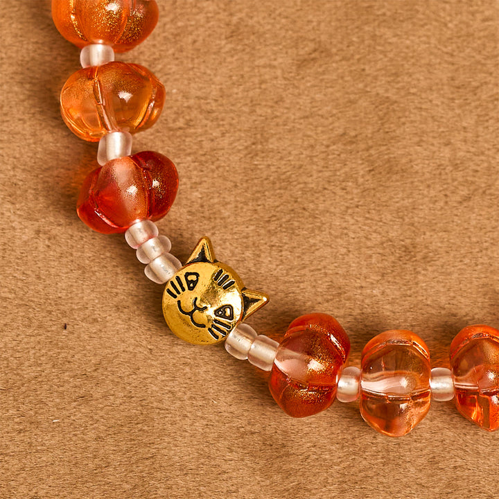 Christianartworkshop Kürbisförmiger Perlen-Rosenkranz, Armband - image 14