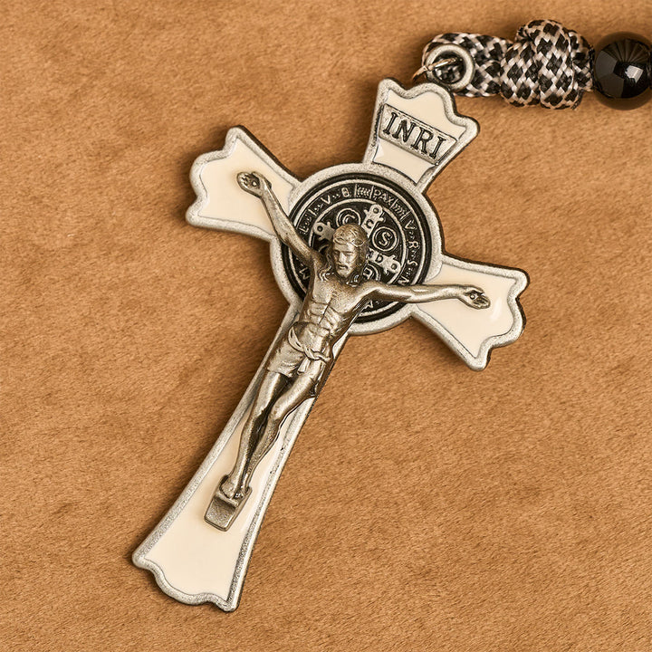 Christianartworkshop Rosenkranz aus Nylonschnur mit festem Knoten und St.-Antonius-Medaille: Verlorene Hoffnung wiederherstellen - image 9