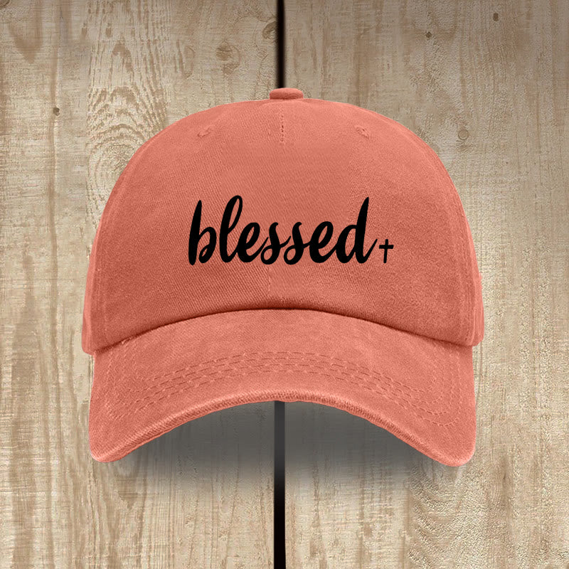 Christianartworkshop Gesegnete Unisex-Mütze aus gewaschener Baumwolle im Streetwear-Stil - Orange - image 15