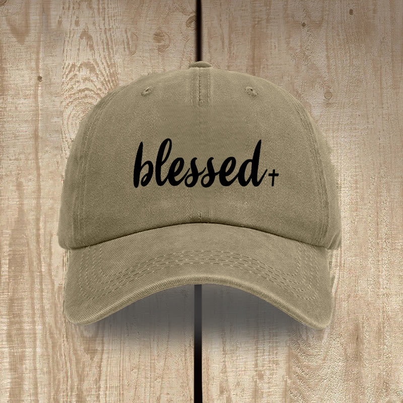 Christianartworkshop Gesegnete Unisex-Mütze aus gewaschener Baumwolle im Streetwear-Stil - Khaki - image 8