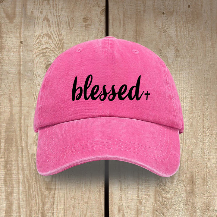 Christianartworkshop Gesegnete Unisex-Mütze aus gewaschener Baumwolle im Streetwear-Stil - Rose - image 12