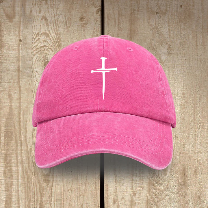 Christianartworkshop Minimalistischer Drei-Nägel-Kreuzhut: Einfachheit trifft Erlösung - Rose - image 13