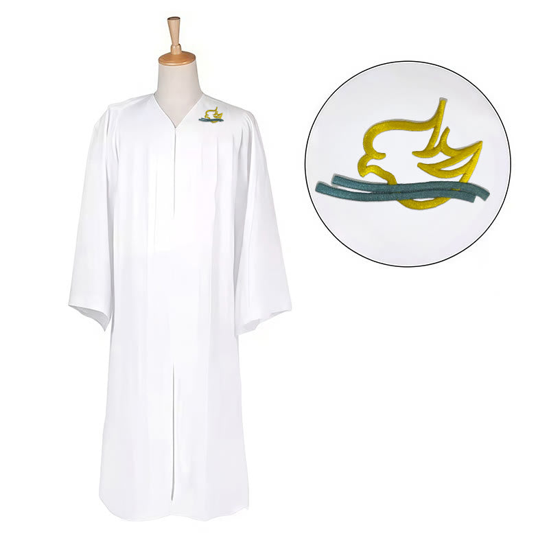 Christianartworkshop Taube des Heiligen Geistes, Geistliche Robe in Weiß: Umarme Reinheit und göttlichen Frieden - image 2
