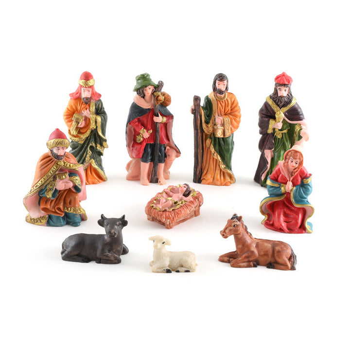 Christianartworkshop Komplettes Weihnachtskrippen-Dekorationsset für den Schreibtisch, 10 Stück - image 3