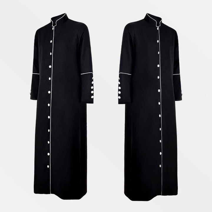 Christianartworkshop Klassische, mehrfarbige Priesterrobe mit Kontrastbesatz und mittelalterlicher Eleganz - image 8