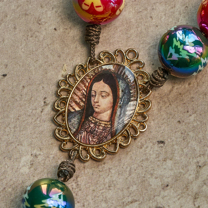 Weihnachtsgeschenk von Christianartworkshop: Rot-grüner Rosenkranz für die Weihnachtszeit: Beten Sie überall und jederzeit - image 12