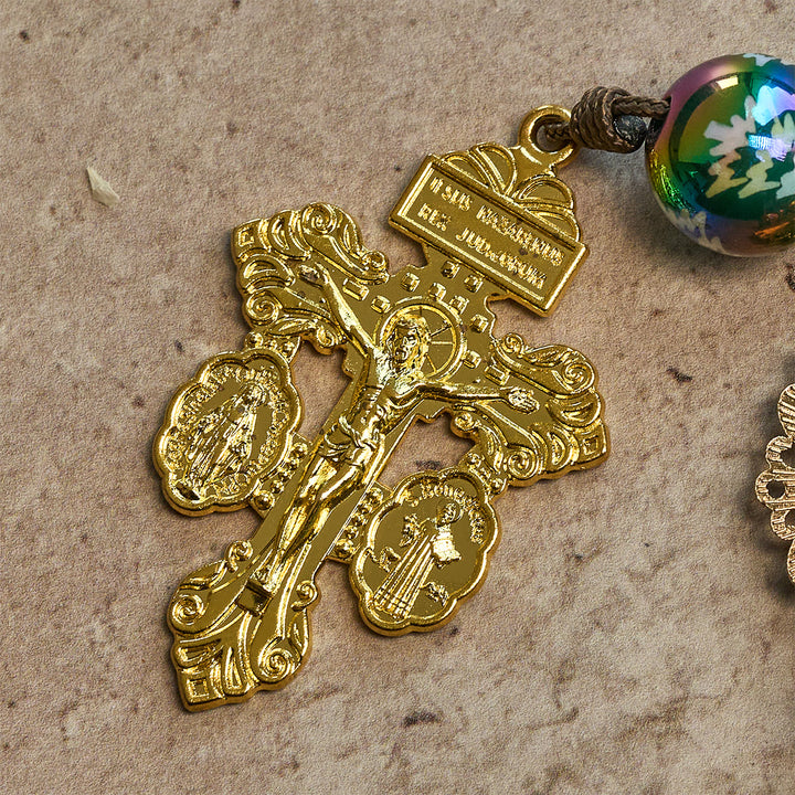 Weihnachtsgeschenk von Christianartworkshop: Rot-grüner Rosenkranz für die Weihnachtszeit: Beten Sie überall und jederzeit - image 13