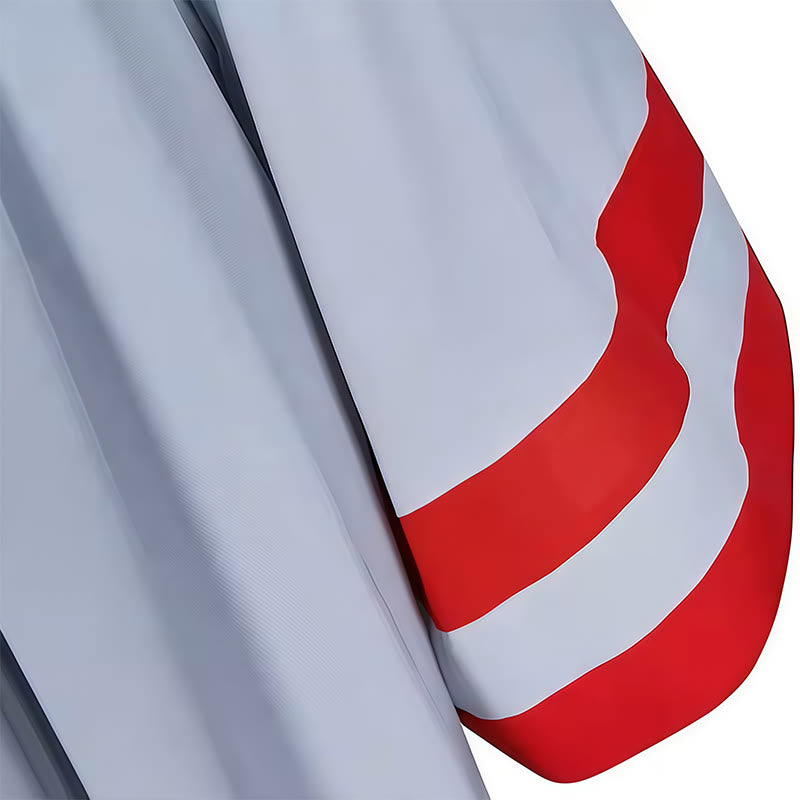 Christianartworkshop Formelle Geistliche Robe mit rot-grauem Kontrastdesign - image 4