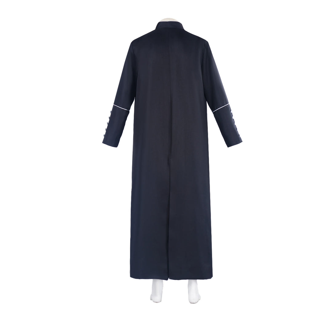 Klassische, mehrfarbige Priesterkutte von Christianartworkshop mit kontrastierender Borte und mittelalterlicher Eleganz - image 13