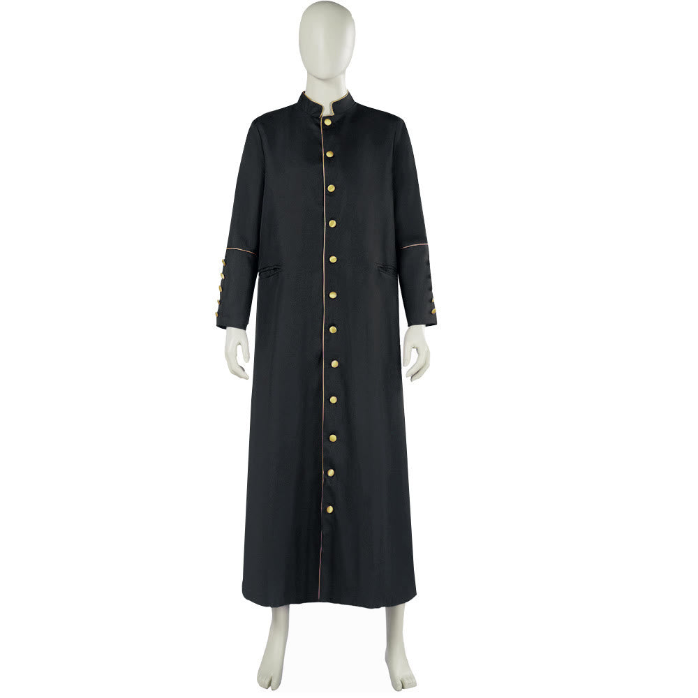 Christianartworkshop Klassische, mehrfarbige Priesterrobe mit Kontrastbesatz und mittelalterlicher Eleganz - image 2