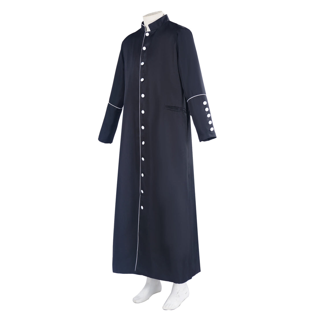 Christianartworkshop Klassische, mehrfarbige Priesterrobe mit Kontrastbesatz und mittelalterlicher Eleganz - image 5