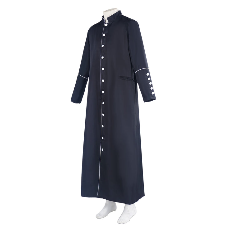 Christianartworkshop Klassische, mehrfarbige Priesterrobe mit Kontrastbesatz und mittelalterlicher Eleganz - image 5
