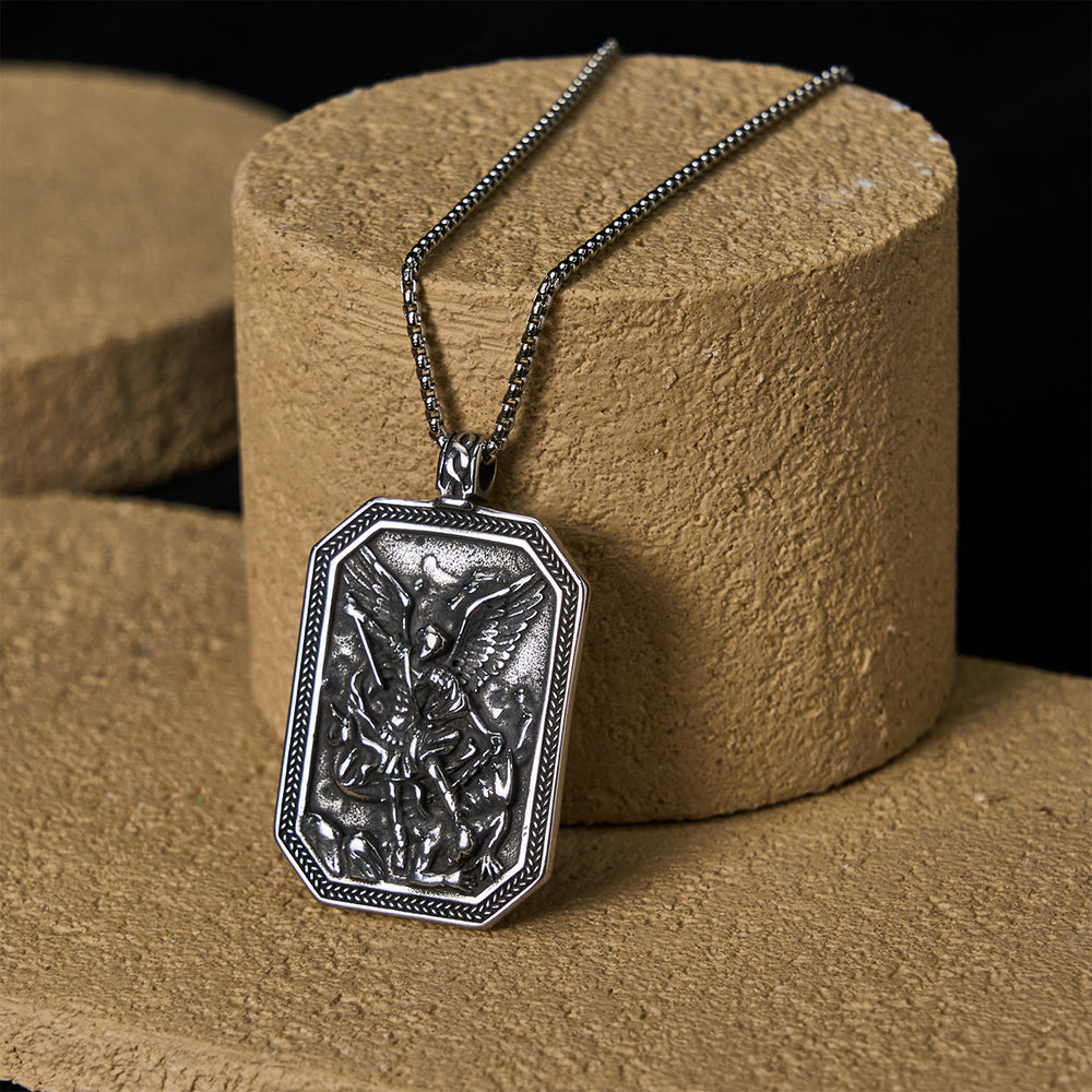 Christianartworkshop Segensset „Schutzpatron und Gnade“ des Heiligen Michael für Gebete und Besinnung in der Tasche - image 1