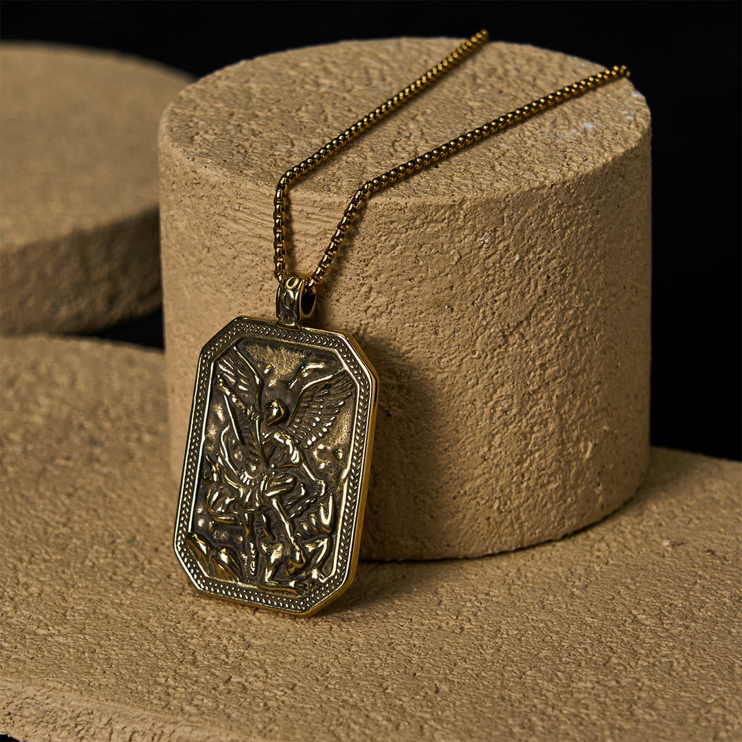 Christianartworkshop Segensset „Schutzpatron und Gnade“ des Heiligen Michael für Gebete und Besinnung in der Tasche - image 10