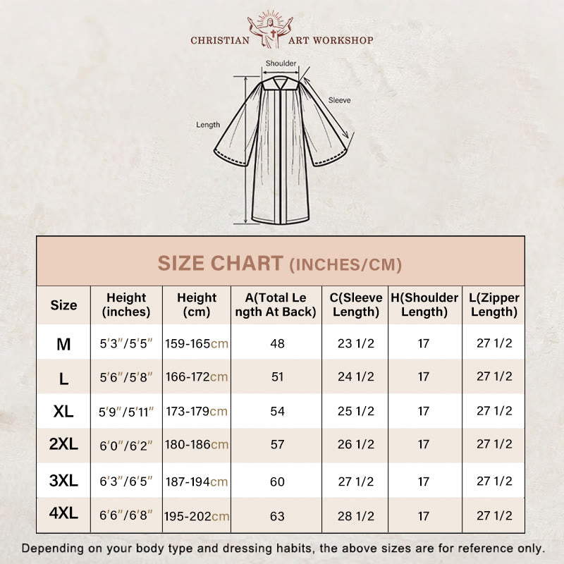 Christianartworkshop Klassische weiße Priesterrobe mit kontrastierendem V-Ausschnitt und Kreuzdetails - image 1