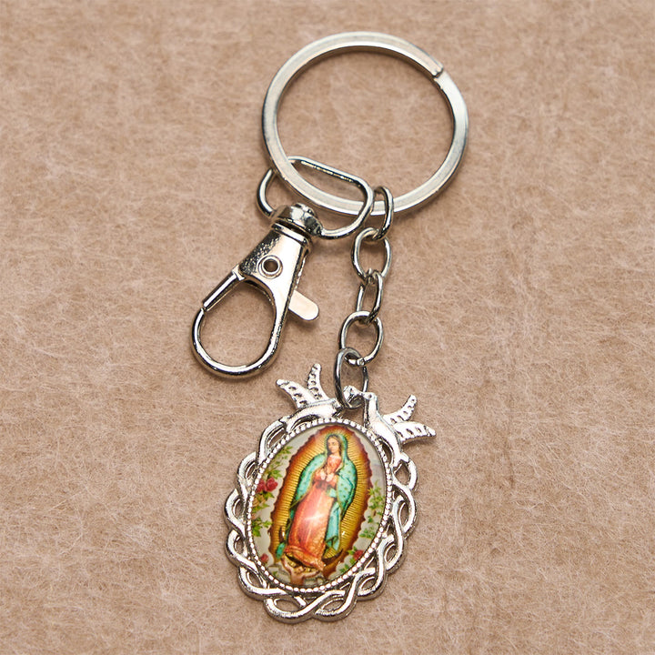 Christianartworkshop Segensset: Schwarze goldene Kreuzstola & schwarzer Perlenrosenkranz: Geduldig lieben - image 7