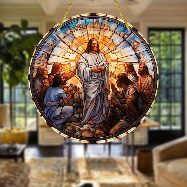 Christianartworkshop Light of Tahe World Collection: Heilige Familie, Anbetungs- und Segensszenen, hängende Ornamente - E - 7,87''/20 cm - image 4