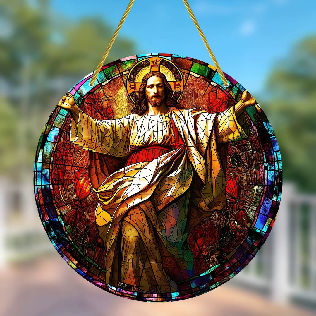 Christianartworkshop Light of Tahe World Collection: Heilige Familie, Anbetungs- und Segensszenen, hängende Ornamente - C - 7,87''/20 cm - image 2