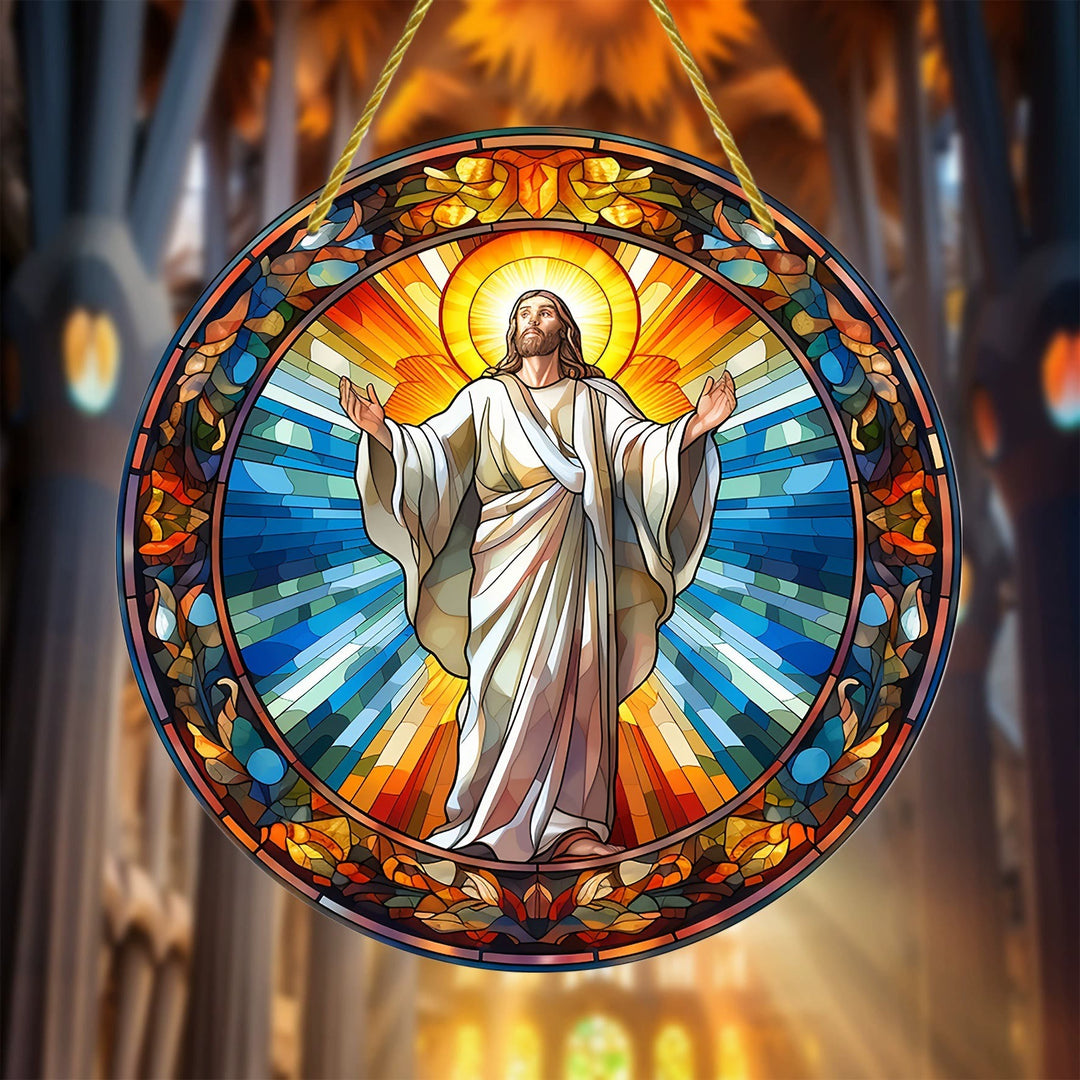 Christianartworkshop Light of Tahe World Collection: Heilige Familie, Anbetungs- und Segensszenen, hängende Ornamente - H - 7,87''/20 cm - image 7