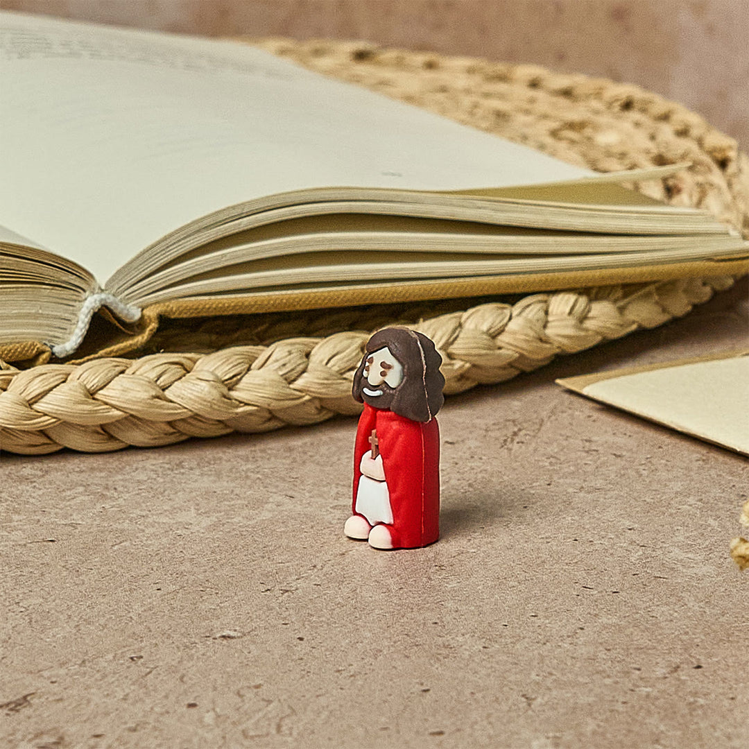 Christianartworkshop 8/16/24/32 Stück Kleine Jesusfiguren in acht Pastell- und kräftigen Farbtönen: Regenbogen der Segnungen - image 7