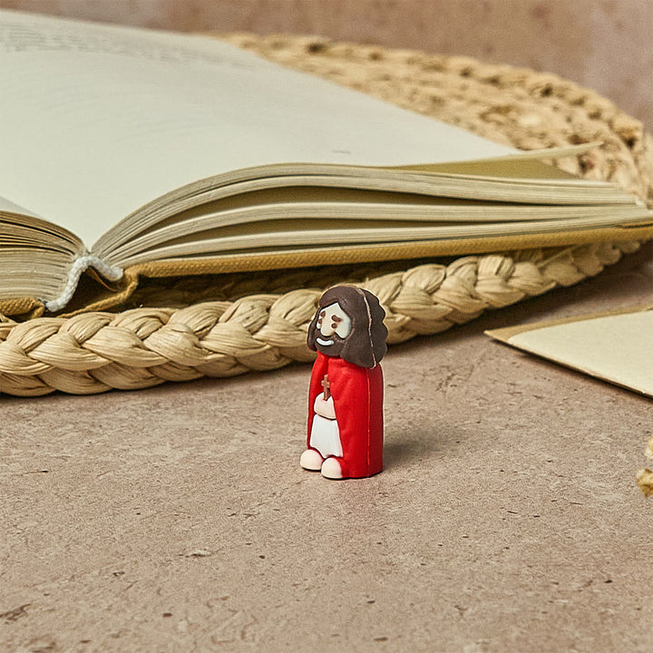 Christianartworkshop 8/16/24/32 Stück Kleine Jesusfiguren in acht Pastell- und kräftigen Farbtönen: Regenbogen der Segnungen - image 7