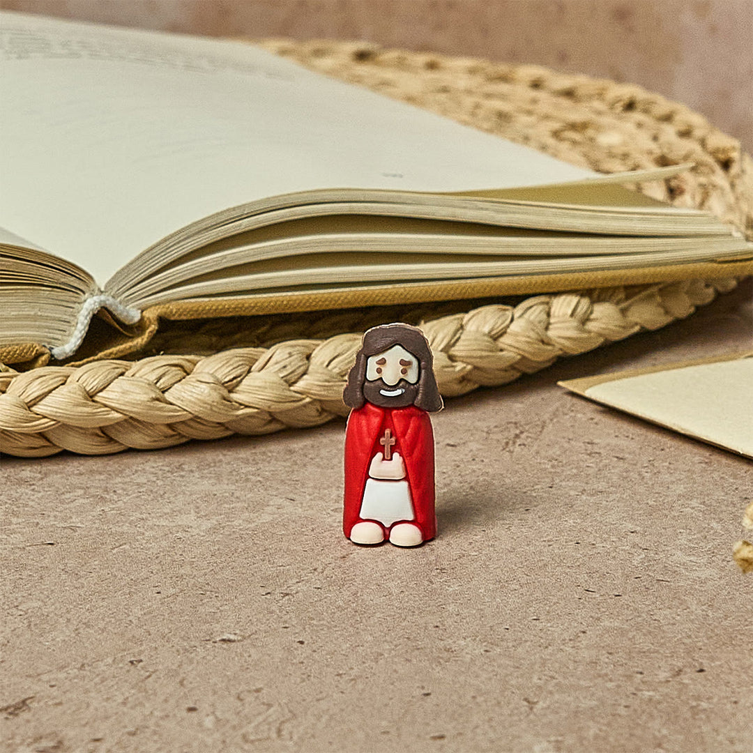 Christianartworkshop 8/16/24/32 Stück Kleine Jesusfiguren in acht Pastell- und kräftigen Farbtönen: Regenbogen der Segnungen - image 6