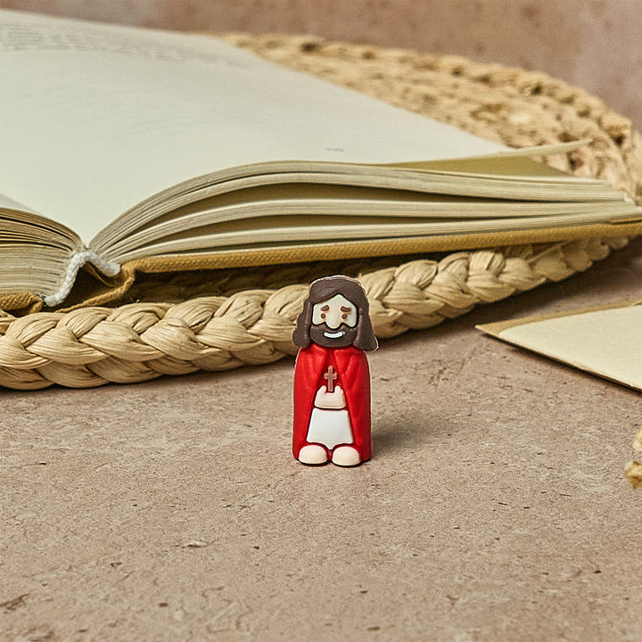 Christianartworkshop 8/16/24/32 Stück Kleine Jesusfiguren in acht Pastell- und kräftigen Farbtönen: Regenbogen der Segnungen - image 6