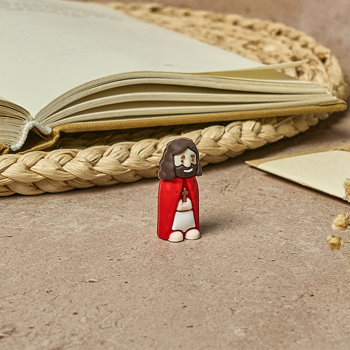 Christianartworkshop 8/16/24/32 Stück Kleine Jesusfiguren in acht Pastell- und kräftigen Farbtönen: Regenbogen der Segnungen - image 8