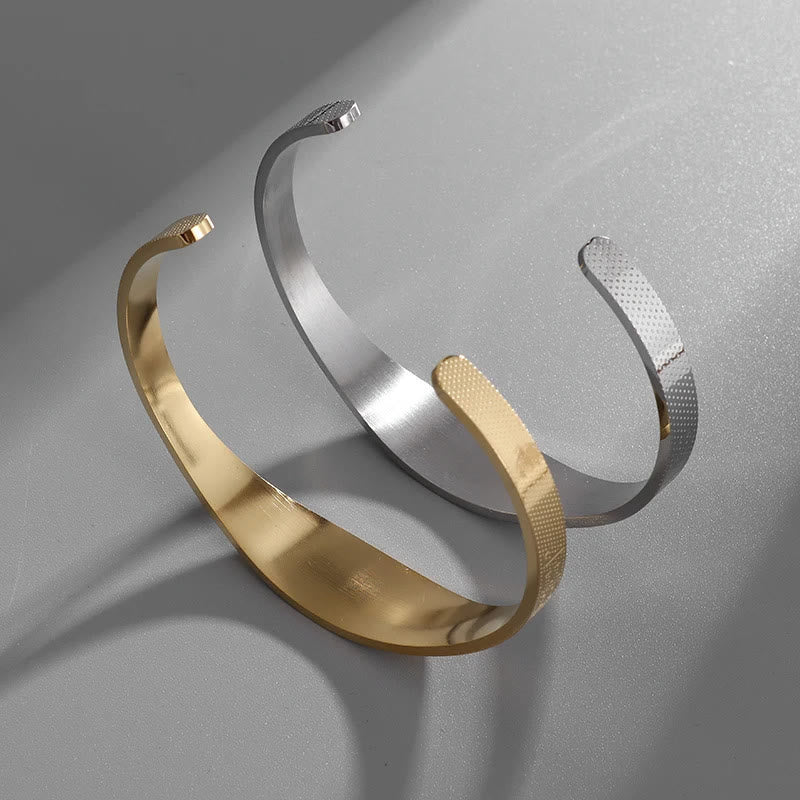 Christianartworkshop Armreif „Frieden und Schutz“ des Heiligen Benedikt in Gold und Silber - image 3