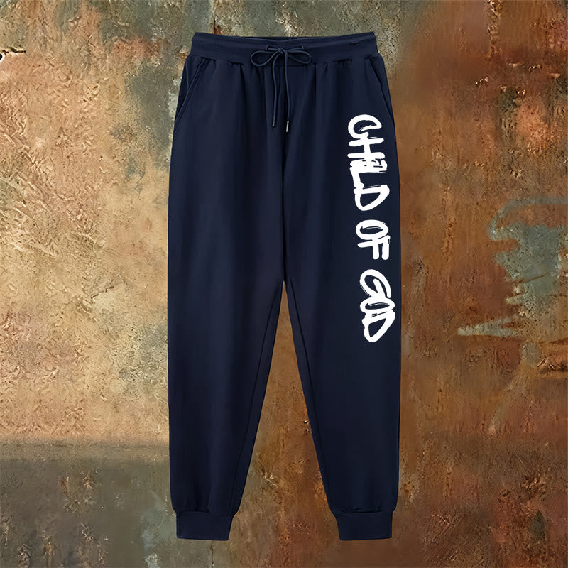 Christianartworkshop – Jogginghose mit Glaubenszitat „Kind Gottes“ und fettgedruckten Buchstaben - image 6
