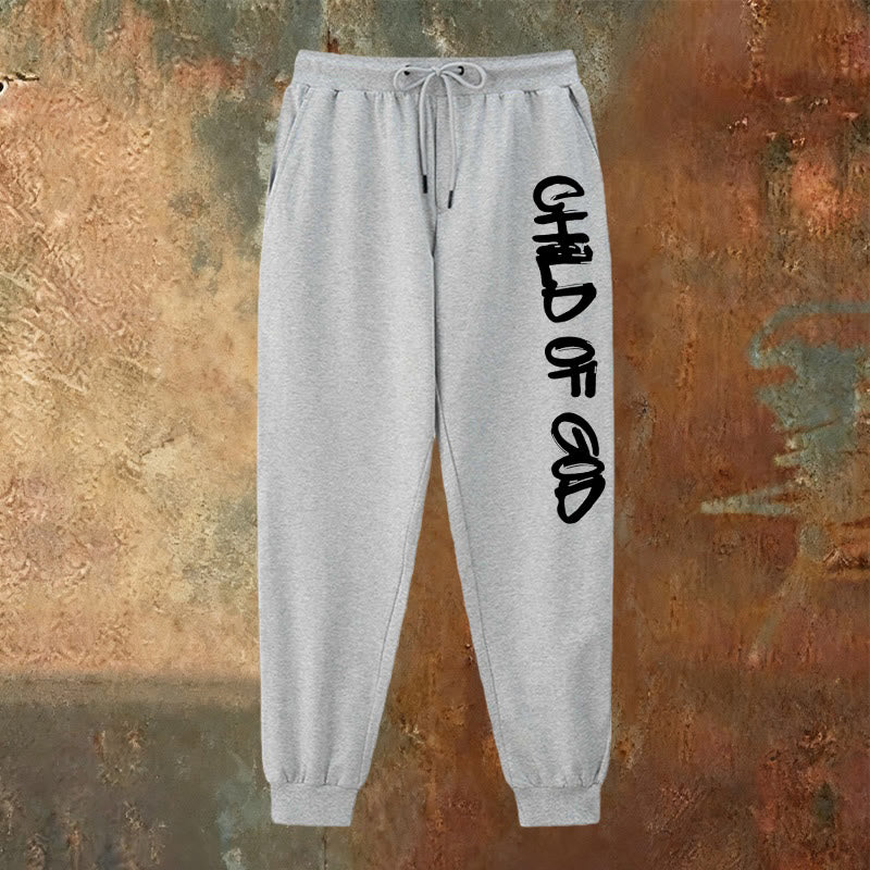Christianartworkshop – Jogginghose mit Glaubenszitat „Kind Gottes“ und fettgedruckten Buchstaben - image 10