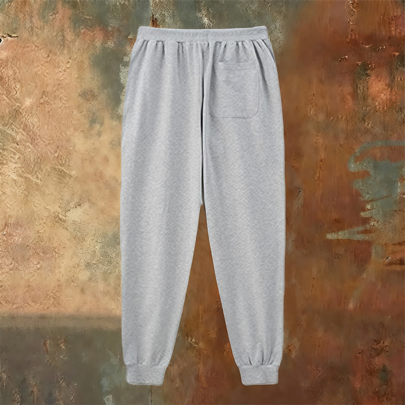 Christianartworkshop Johannes 3,16 Statement Brush Cross Scripture Sweatpants: Walk the Gospel - image 3