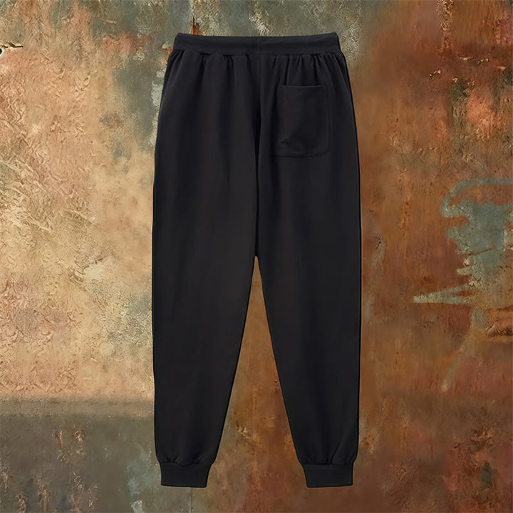 Christianartworkshop Johannes 3,16 Statement Brush Cross Scripture Sweatpants: Walk the Gospel - image 8