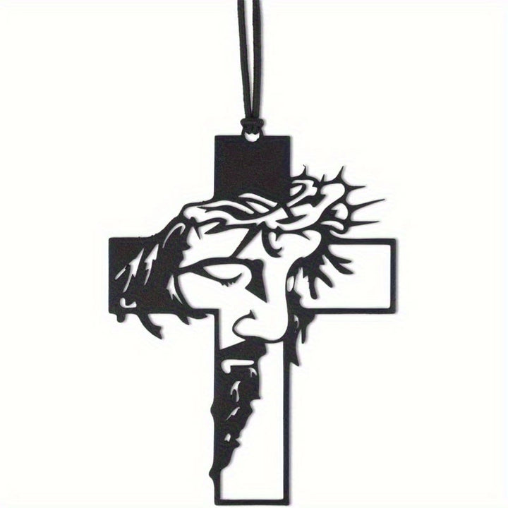 Christianartworkshop Reisebegleiter Jesus Dornenkrone Kreuz Autoanhänger - image 5